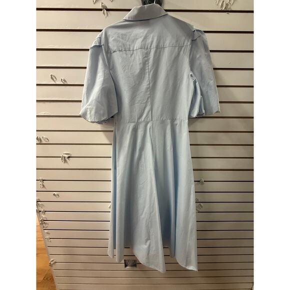 Bardot Elegant Corset Cornflower Blue Midi Shirt Dress Size Medium - Picture 4 of 4